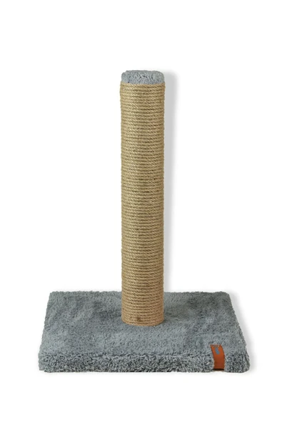 PUGALO Tırmalama Ekonomik Tırmalama Tahtası 42 Cm Peluş Tırmalama Tahtası Gri ürün görseli 1