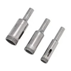 Elmas Kaplı Cam, Fayans Delme Ucu, 3'lü Set 6, 8, 10 mm ürün görseli 1