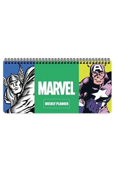 Keskin Marvel 13*27 Spiralli Planner Blok 830151-70 ürün görseli 1