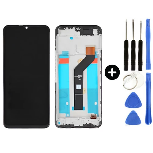 Tecno Spark 8 KG6 Uyumlu Çıtalı A Kalite Lcd Ekran Dokunmatik + Tamir Seti ürün görseli 1