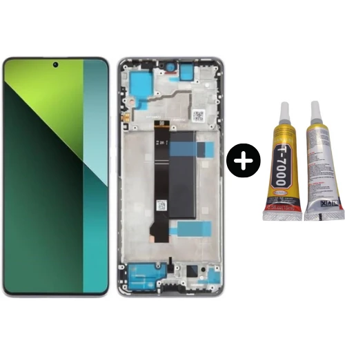 Xiaomi Redmi Note 13 Pro Plus 5G Uyumlu Çıtalı Lcd Ekran Dokunmatik + B7000 ürün görseli 1