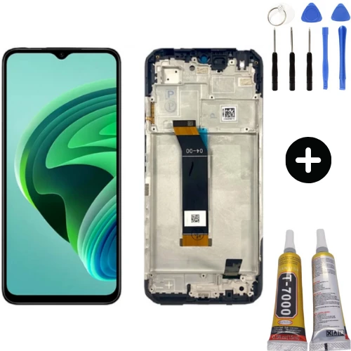 Xiaomi Redmi Note 11E Uyumlu Çıtalı HK Lcd Ekran Dokunmatik 22041219C + Montaj Seti ürün görseli 1