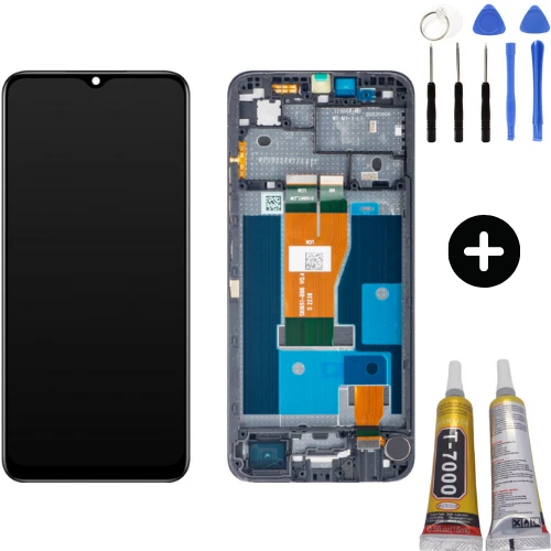 Oppo Realme C33 RMX3624 Uyumlu Çıtalı Servis Lcd Ekran Dokunmatik + Montaj Seti ürün görseli 1
