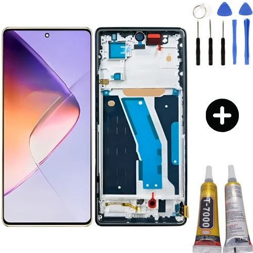 İnfinix Note 40 X6853 Uyumlu Çıtalı OLED Lcd Ekran Dokunmatik + Montaj Seti ürün görseli 1