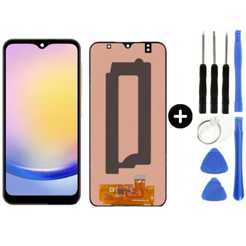 Samsung A25 SM-A256e Uyumlu Servis Lcd Ekran Dokunmatik + Tamir Seti ürün görseli 1