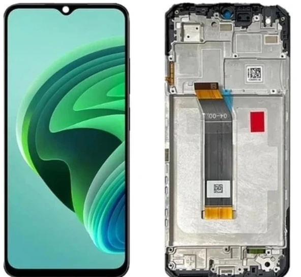 Xiaomi Redmi Note 11R Uyumlu Çıtalı HK Lcd Ekran Dokunmatik 22095RA98C ürün görseli 1