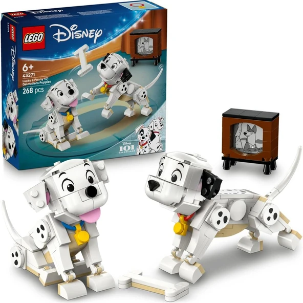LEGO 43271  Classic ǀ Disney Lucky ve Penny 101 Dalmaçyalı Köpek Yavruları ürün görseli 1
