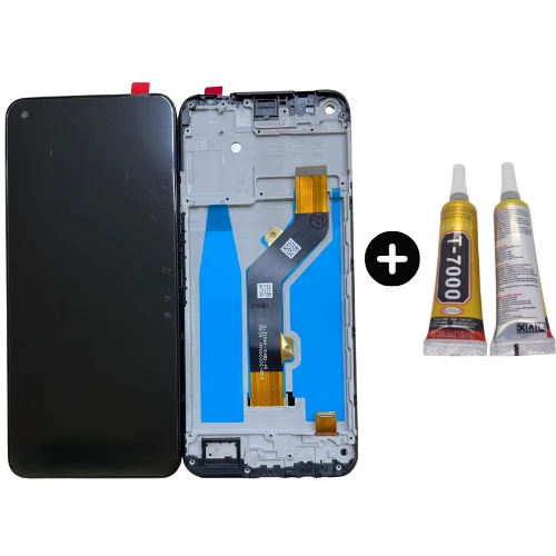 Tecno Spark 7 Pro KF8 Uyumlu Çıtalı OLED Lcd Ekran Dokunmatik + B7000 ürün görseli 1