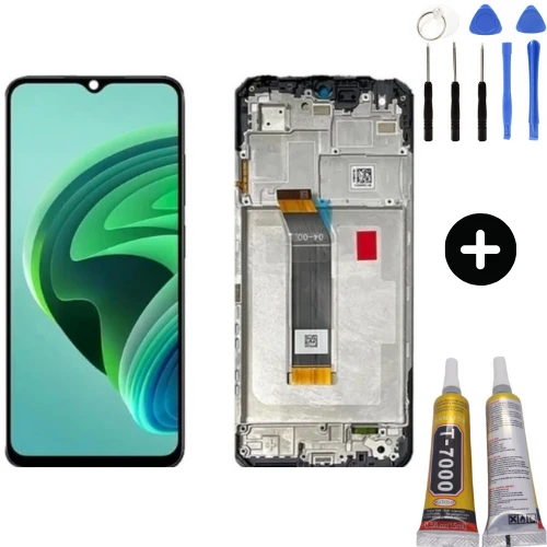 Xiaomi Redmi Note 11R Uyumlu Çıtalı OLED Lcd Ekran Dokunmatik 22095RA98C + Montaj Seti ürün görseli 1
