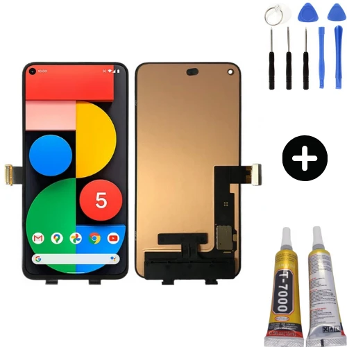Google Pixel 5 GD1YQ GTT9Q G5NZ6 Uyumlu Servis Lcd Ekran Dokunmatik + Montaj Seti ürün görseli 1