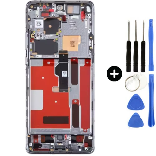 Huawei P50 Pro JAD-LX9 Uyumlu Çıtalı A Kalite Lcd Ekran Dokunmatik + Tamir Seti ürün görseli 1