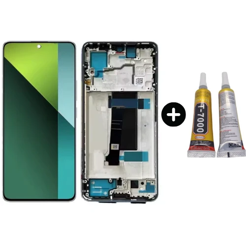Xiaomi Pocophone Poco X6 Uyumlu Çıtalı A Kalite Lcd Ekran Dokunmatik 23122PCD1I + B7000 ürün görseli 1