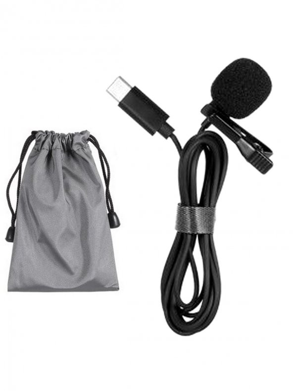 Youtuber Bilgisayar PC Usb Yaka Mikrofonu PC Uyumlu Youtuber HD Yaka Mikrofonu ürün görseli 1