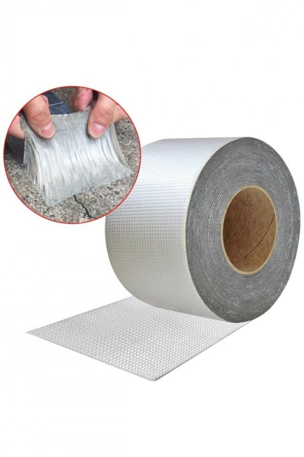5mt x 10cm Waterproof Adhesive Tape Çatı Boru Çadır Pimaş Tamir Bandı Su Geçirmez Bant sızdırmaz Ban ürün görseli 1