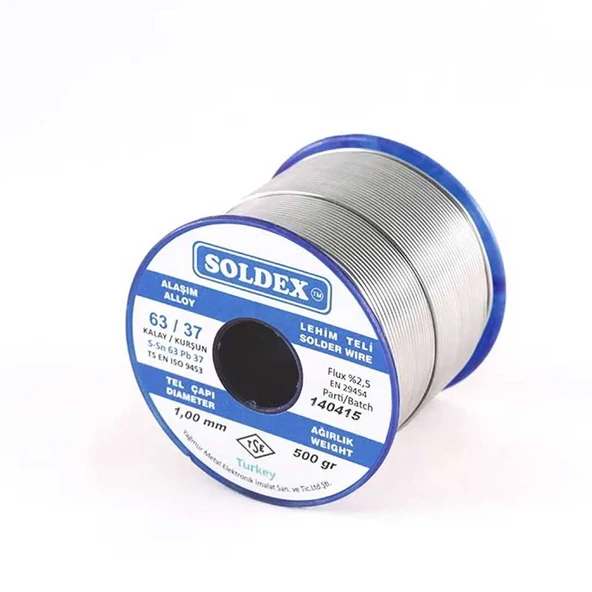 63-37 Lehim Teli 200 Gr 1,2 mm, Sn:63 - Pb:37 ürün görseli 1