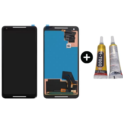 Google Pixel 2 XL G011C Uyumlu A Kalite Lcd Ekran Dokunmatik + B7000 ürün görseli 1