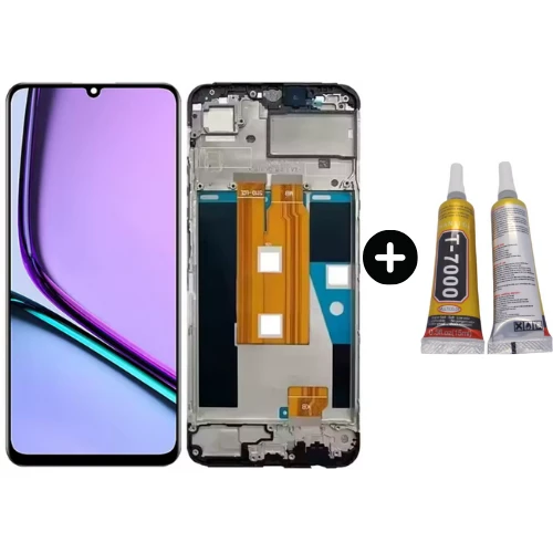 Realme Note 60 RMX3933 Uyumlu Çıtalı OLED Lcd Ekran Dokunmatik + B7000 ürün görseli 1