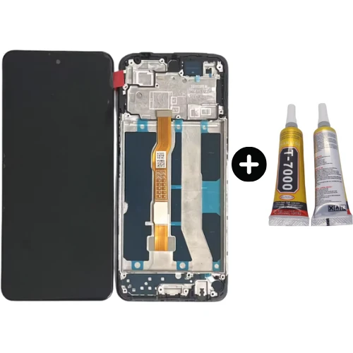 Vivo Y28 V2352 Uyumlu Çıtalı A Kalite Lcd Ekran Dokunmatik + B7000 ürün görseli 1