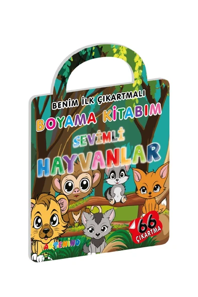 Artenino ÇANTALI BOYAMA KİTABI - SEVİMLİ HAYVANLAR ürün görseli 1