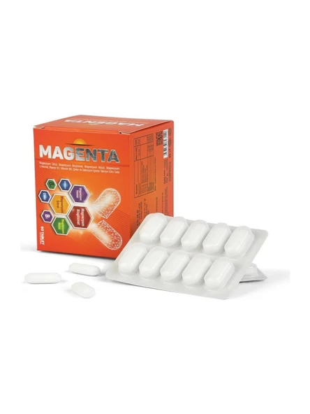 Magenta Magnezyum 60 Tablet - Resim 2