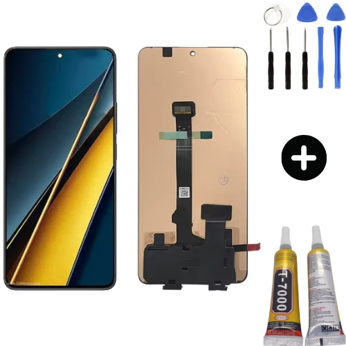 Xiaomi Pocophone Poco X6 Pro Uyumlu Lcd Ekran Dokunmatik 2311DRK48G + Montaj Seti ürün görseli 1