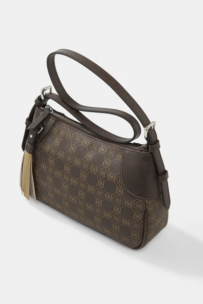 362420 VAKKO KAHVE MONOGRAM ÇANTA - Resim 12