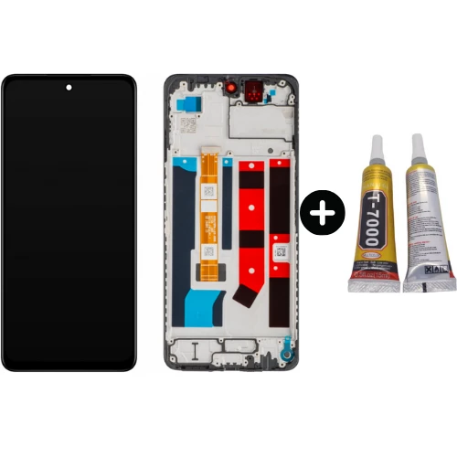 Oppo A60 CPH2631 Uyumlu Çıtalı Servis Lcd Ekran Dokunmatik + B7000 ürün görseli 1