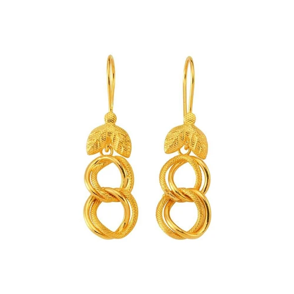 Bilezikhane Samanyolu Küpe 22 Ayar Altın 3.75 Gram ürün görseli 1