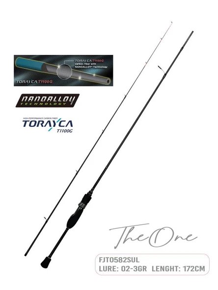 Fujin Fujin TheOne 172cm 02-3gr Aji Lrf Olta Kamışı ürün görseli 1
