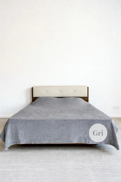 Welsoft Çift Kişilik Battaniye 200x220 cm Gri ürün görseli 1