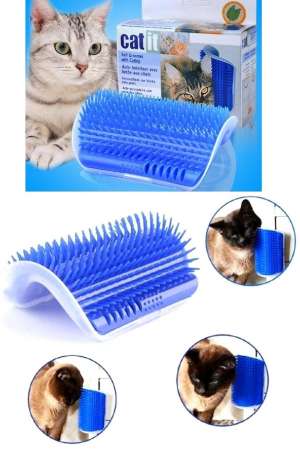 Kıl Toplama ve Kedi Kaşınma Aparatı Kedi Tüy Toplayıcı Tırmalama Aparat Kedi Oyuncagı ürün görseli 1