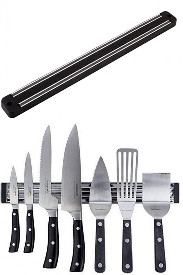 Mıknatıslı Bıçak Askısı 55cm Bıçak Tutucu Bıçak Organizer Bıçaklık  Bıçak Standı  Askı Aparatı ürün görseli 1