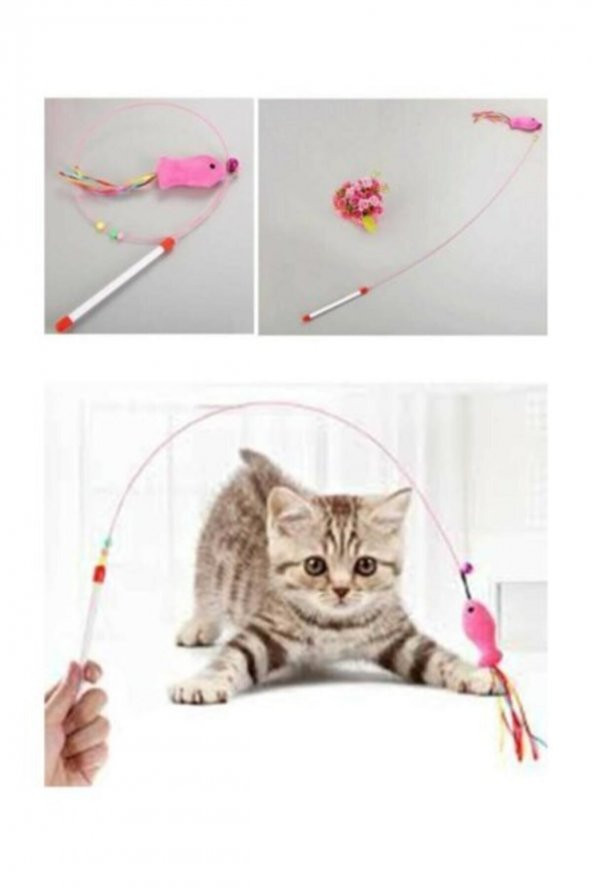 Peluş Kedi Oyun Oltası 90 cm ürün görseli 1