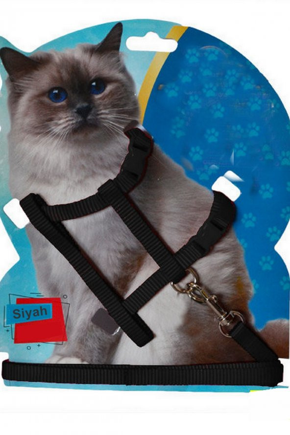 Kedi Tasması Göğüs Tasma Belden Bağlama Yavru Köpek Gezdirme Boyun Bel Desenli Ayarlanabili ürün görseli 1