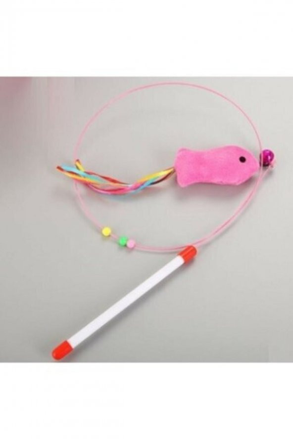 Peluş Kedi Oyun Oltası 90 cm - Resim 4