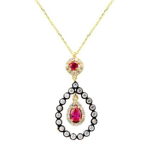Bilezikhane Damla Kolye 2,97 Gram 14 Ayar Altın ürün görseli 1