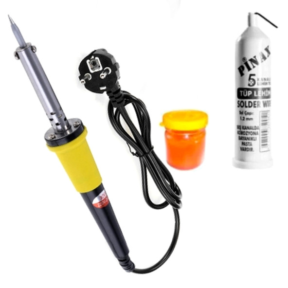 Bay-tec 60w Profesyonel Lehim Makinesi Kalem Havya+ Leyim Teli+ Pasta M322 ürün görseli 1