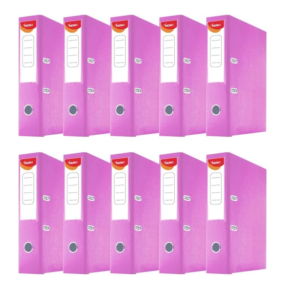 Noki Klasör Geniş Pembe 10 Adet ürün görseli 1