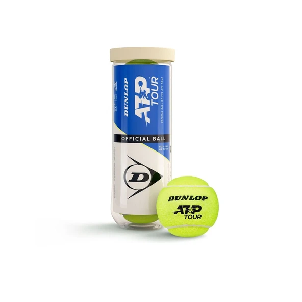 Dunlop ATP Tour 3'lü Tenis Topu ürün görseli 1