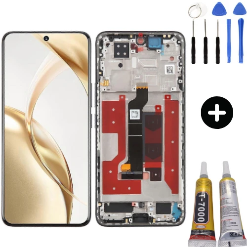 Huawei Honor 200 ELI-NX9 Uyumlu Çıtalı Lcd Ekran Dokunmatik + Montaj Seti ürün görseli 1