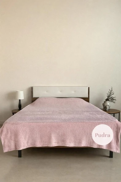 Welsoft Çift Kişilik Battaniye 200x220 cm Pudra ürün görseli 1