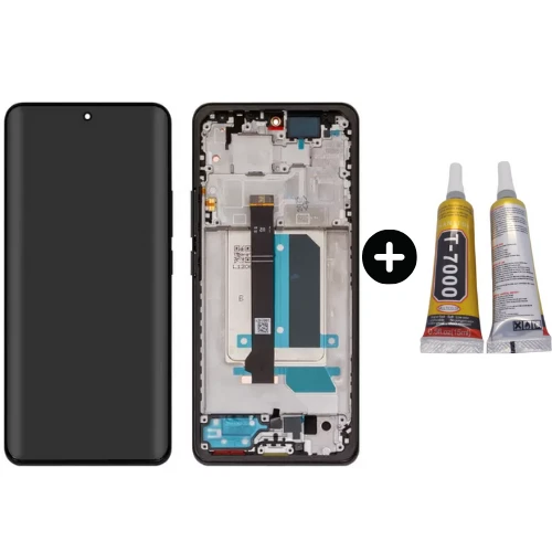 Redmi Note 14 Pro Plus 5G Uyumlu Çıtalı OLED Lcd Ekran Dokunmatik 24115RA8EG + B7000 ürün görseli 1