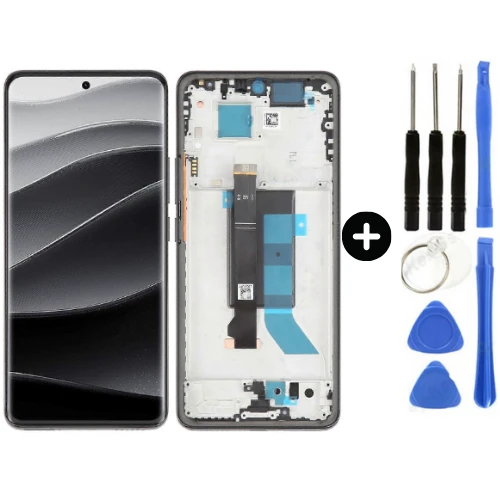 Redmi Note 14 Pro 5G Uyumlu Çıtalı A Kalite Lcd Ekran Dokunmatik 24090RA29G + Tamir Seti ürün görseli 1