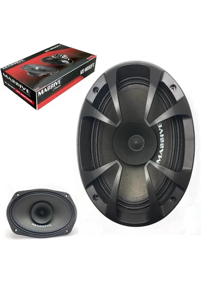 Massıve Ms-m690fx Oto Midrange Oval 6x9 İnç 300 Watt 120 Rms ürün görseli 1