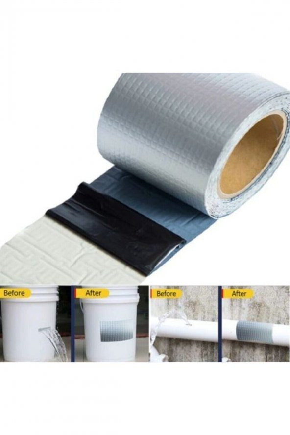 5 Mt X 10 Cm Çamur Bant Su Sızdırmaz Güçlü Tamir Tadilat Bandı Çatı Izolasyon Bandı Tamir Bant ürün görseli 1