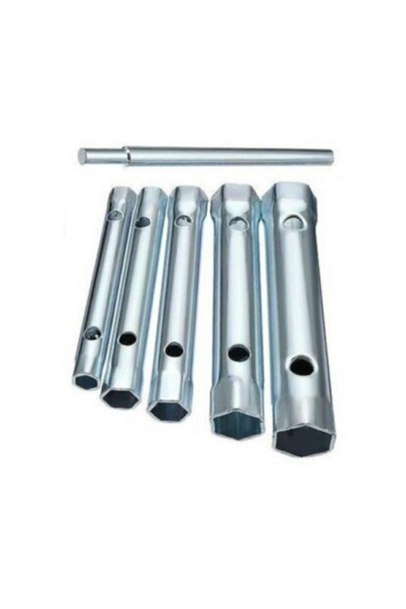 6 Parça Kovan Tipi Lokma Anahtarı 8 - 17 mm Arası Anahtar Set ürün görseli 1