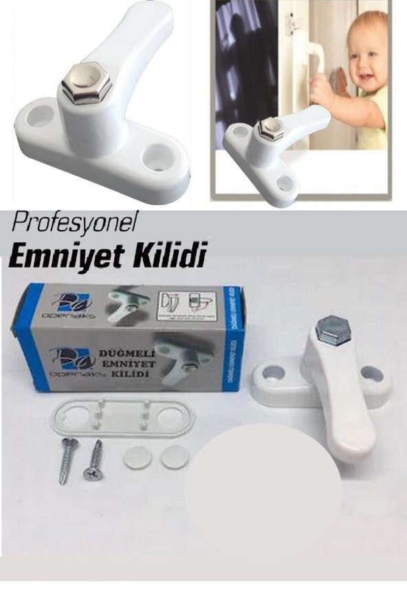 Pimapen Kilit ÇELİK Kapı Pencere Emniyet Kilidi Pimapen Pvc Kapı Pencere Için Koruma Kilit ürün görseli 1