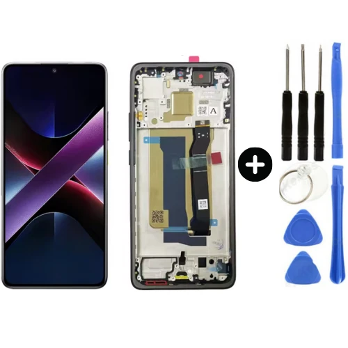 Xiaomi Pocophone Poco X7 Pro Uyumlu Çıtalı Lcd Ekran Dokunmatik + Tamir Seti ürün görseli 1