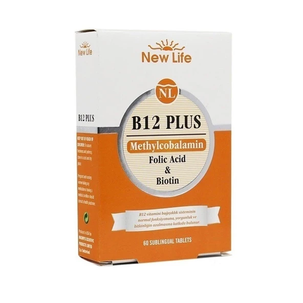 New Life B12 Plus 60 Dilaltı Tablet ürün görseli 1