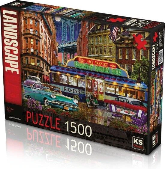 Ks Puzzle Rickey's Dinner 1500 Parça Puzzle - Resim 2